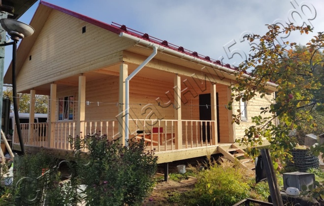 1 Брусовой дом ОД-20, 10,5х8м, 84М², Ленинградская область, Ломоносовский район, поселок Большая Ижора (11)